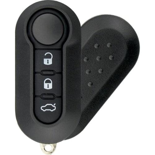 10pcs/lot 3 Buttons Flip folding Remote Key Case Shell Cover for Fiat 500 Punto Ducato Stilo Panda Keyless Entry