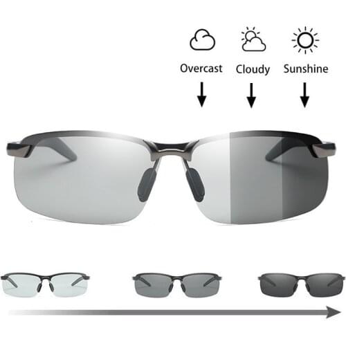Day Night Vision Drivers Polarized Driving Chameleon Glasses Male Change Color Sun Glasses Photochromic Sunglasses Men Eyewear