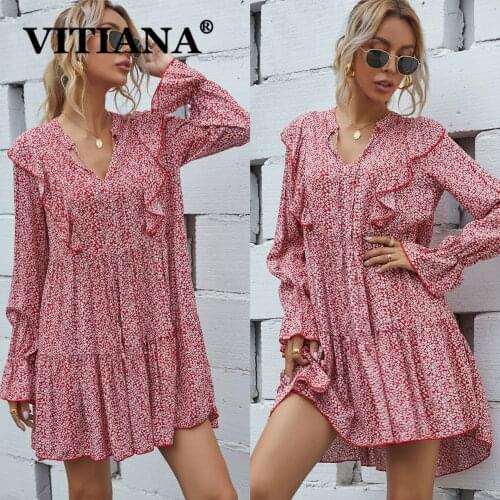 VITIANA Womens Casual Dresses