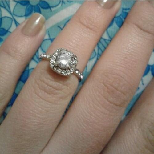 1.75ct AAA Zircon Wedding Rings Silver jewellery Engagement Ring for Women Best Listing 2018 Products jewelry Tension