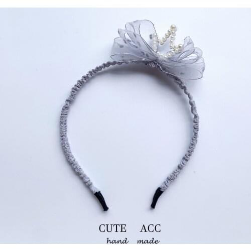 1PC Korean Cute Pearl Crown Hair Clips For Children Sweet Girls Lace Hair Bands Hairpin Hair Accessories HeadWear Headdress