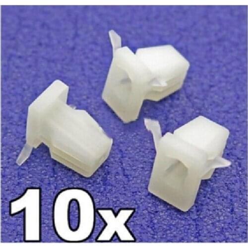 10x For Land Rover Discovery & Range Rover Front Bumper Clips, Plastic Grommet / Nut