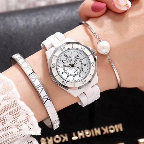Dance Jockey Ceramic Ladies Watch