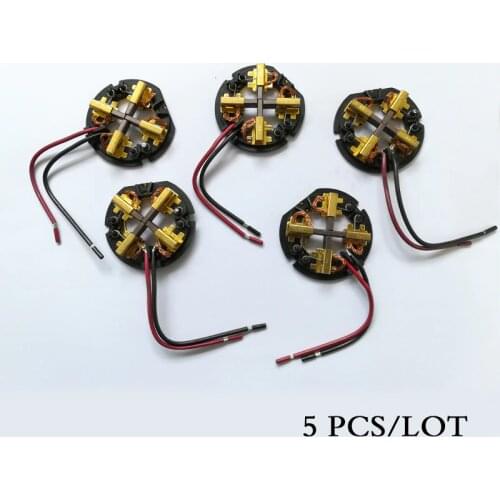 5PCS/LOT, Carbon Brush Holder Brush Card Assembly M18 18V Hammer Drill & Impact Driver Accessories for AEG Milwaukee RYOBI