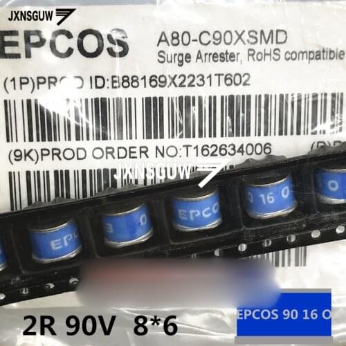 10PCS original SMD A80-C90XSMD EPCOS 90 16 O Defend detonator 8X6 blue 2R 90V original B88169X2231T602 A80-C90X a80-c90x