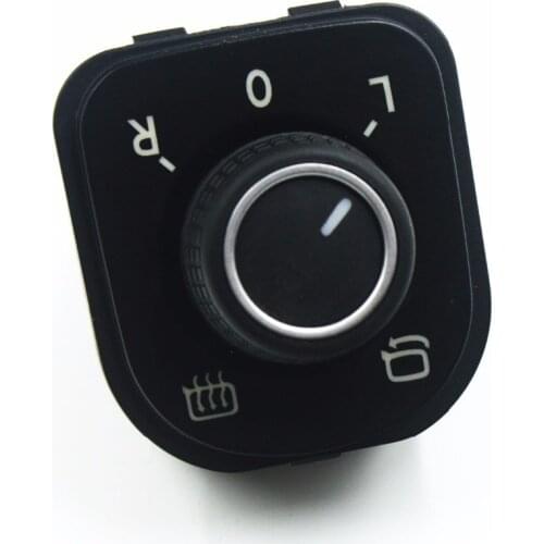 FOR VW Golf Jetta MK5 MK6 Passat CC B6 B7 Tiguan Eos SHARAN Chrome Side Mirror Switch Knob 5ND 959 565A ,5ND959565A,5K0 959 565