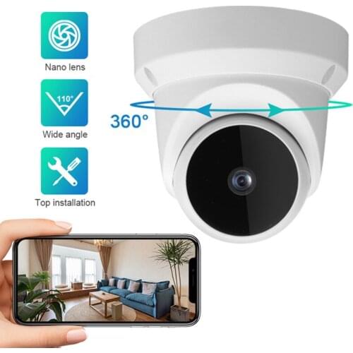 Hot Sale Two Way Audio Real Time Lens 2mp Dome Pan Tilt Security Cctv IP Camera For Indoor Outdoor