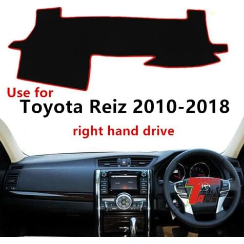 TAIJS Factory Hot selling Classic Polyester Fibre Car Dashboard Cover For TOYOTA Reiz 2018-2018 Right hand drive