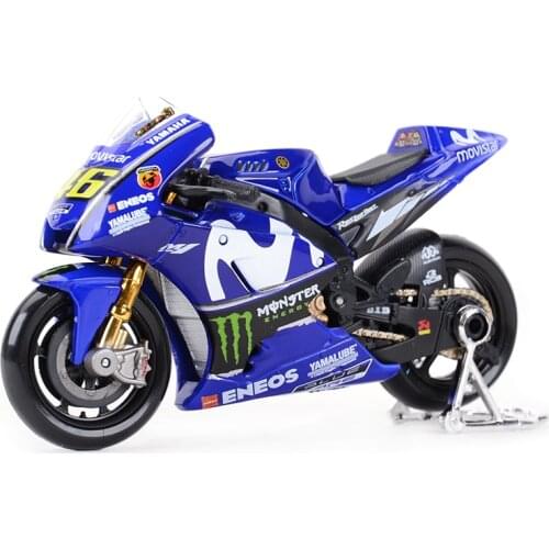 Maisto 1:18 2018 GP Racing Yamaha YZR M1 Factory Racing Team 46# 25# Die Cast Vehicles Collectible Motorcycle Model Toys