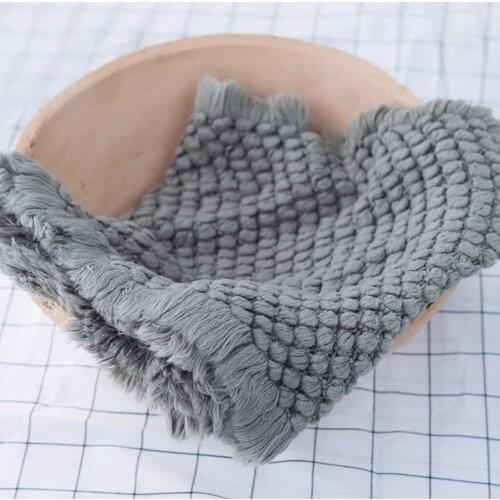 Cute Solid Baby Blanket Newborn Baby Photo Pineapple Blanket Props Photography Quilt Photographic Mat кокон для новорожденных