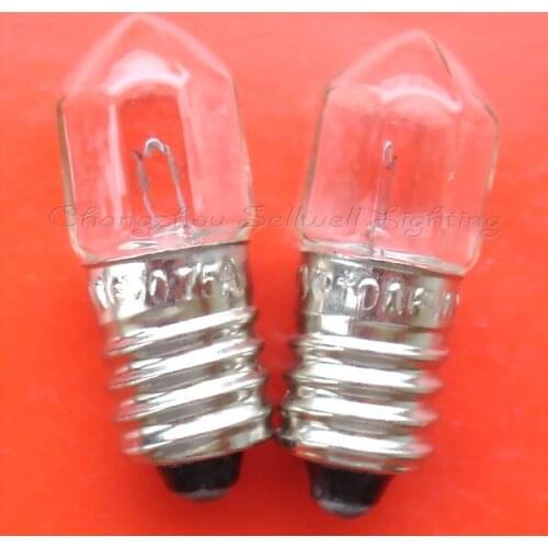 Miniature bulb 6v 0.75a e10 a580 sellwell lighting