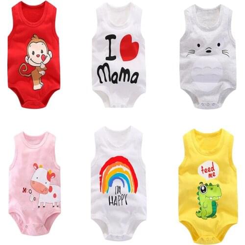 Cartoon Cotton Baby Romper Baby Clothing Summer Unisex Baby Clothes Girl And Boy Jumpsuit For Kids