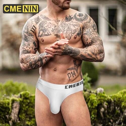 CMENIN New Underpants Gay Men Sexy Mans Underwear Thong Men Jockstrap Comfortable Mens Thongs And G Strings U Pouch CM103