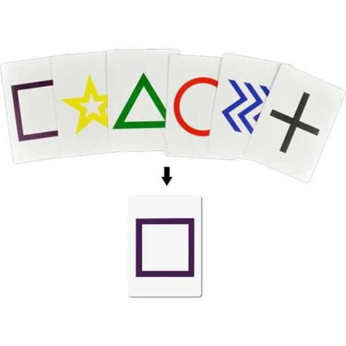 ESP New Flash Printer Magic Tricks Magician Predict the Select Card Magia Stage Close Up Gimmick Mentalism Flash ESP Card