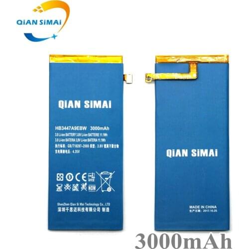 New HB3447A9EBW 3000mAh battery Replacement For Huawei Ascend P8 Phone Free Shipping