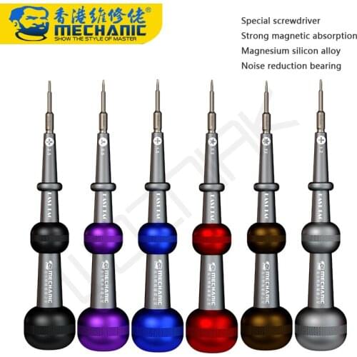 MECHANIC Oriental Pearl 3D screwdriver Magnesium silicon alloy For clock mobile phone computer maintenance rotate bolt driver