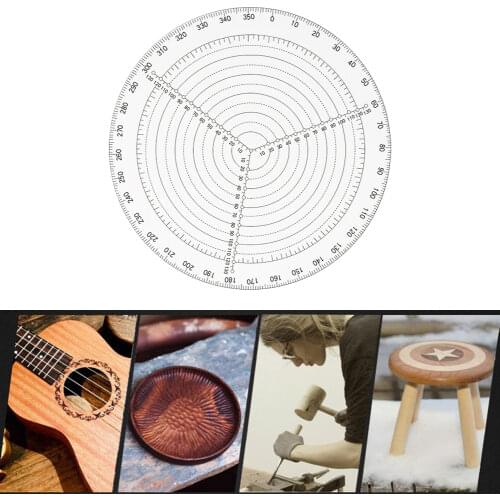 Transparent Center Finder Tool Woodworking Compass Circle Cutter for Carpenter Wood Turners Lathe Work Circles Drawing Dropship