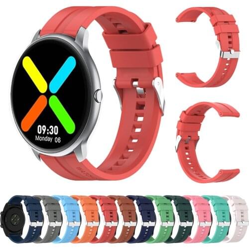 Wrist Strap For Xiaomi IMILAB KW66 Smart Watch Band Soft Silicone Bracelet Replacement Belt Watch Accessories Multi-colors Loop