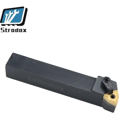 Right Knife Compound Cylindrical Turning Tool MWLNR2020K08 2525M08 3232P08 Bar 95 Degree insert Cutter bar Strodox CNC Tool Bar