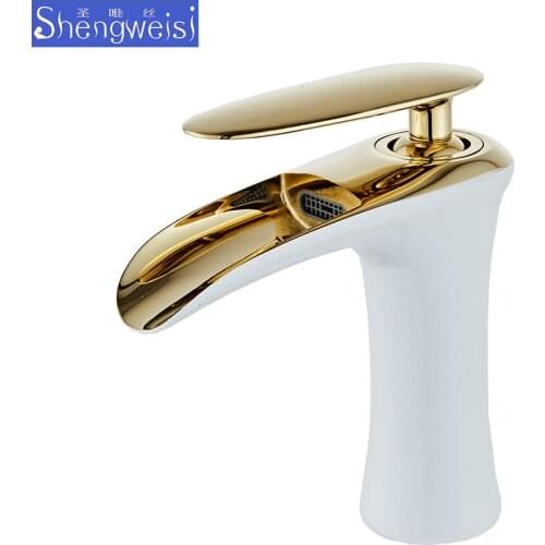 Basin Faucets Modern Bathroom Sink Mixer Tap Brass Washbasin Faucet Single Handle Single Hole Elegant Crane For Bathroom