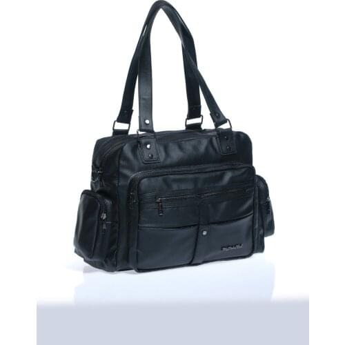 Womens Bag Original Leather Wash Leather Womens Shoulder Bag Womens Cross Bag Black