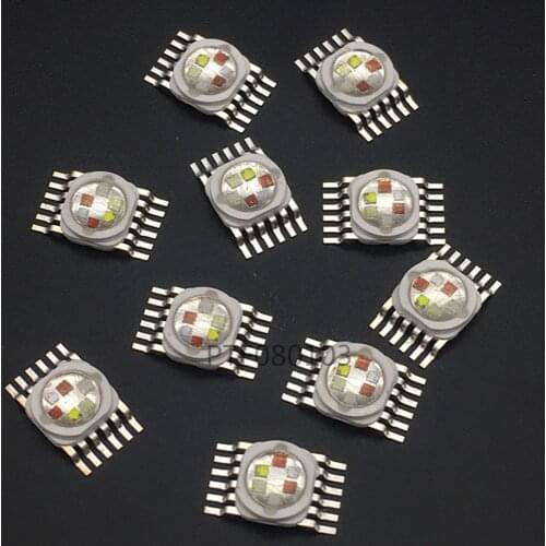 RGB RGBW RGBWW (RGB+W+Y+UV) 6W,9W,12W,15W,18W LED Lamp Emitter Diodes For Stage Light