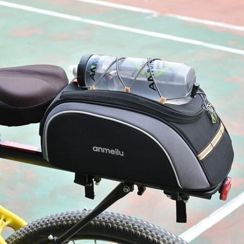 Bike Waterproof Seat Pannier Pack Luggage Cycling Bag Bicycle Pannier Bag Rear Rack Trunk Bag With Rain Cover