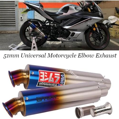 Yoshimura usa Universal Motorcycle GP Exhaust Pipe Muffler Escape Moto Modified DB Killer For ZX6R ZX10R Z250 z1000sx adv150