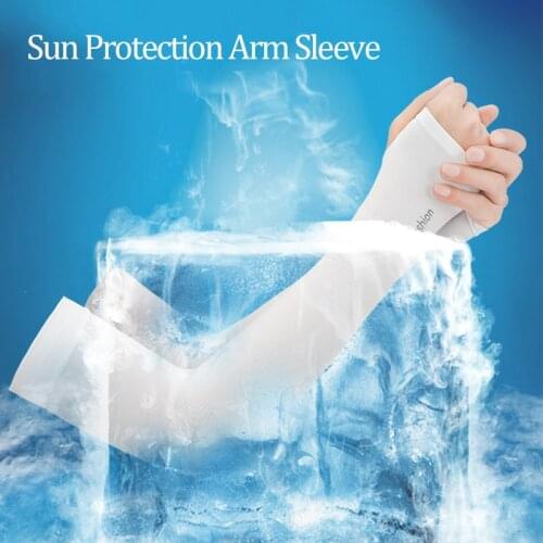 1 Pair Cooling Arm Warmer Sleeves Cover Men Women UV Sun Protection For Golf Cycing Running Outdoor Safety Protection Arm Sleeve