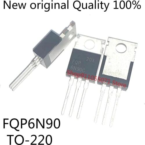10PCS/LOT FQP6N90 FQP6N90C TO-220 5.8A 900V New spot hot sale