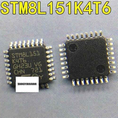 100pcs X STM8L151K4T6 STM8L151 LQFP32 NEW Free Shipping