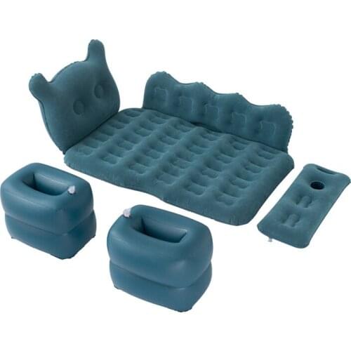 125*75cm Cartoon Car Travel Bed SUV Car Applicable Car Inflatable Mattress Bed Vehicle-Mounted Inflatable Bed