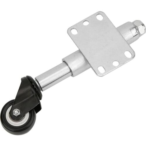 2inch PU Gate Wheel Spring Loaded Swivel Caster Heavy Duty 110lbs Load Capacity Loaded Door Universal Wheels Furniture Component