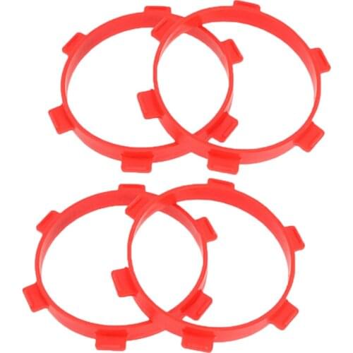 4PC Rubber Tire Mounting Glue Bands Diameter 85mm for RC Parts 1/8 Buggy 1/10 Short Course Truck Accessories Tools Red
