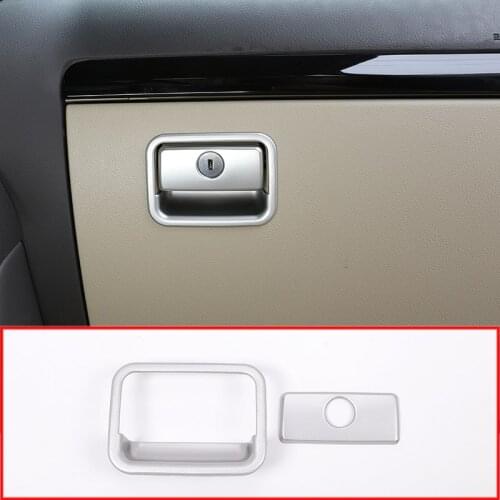 ABS Matte Car Interior Storage Glove Box Switch Cover Trim For Toyota Land Cruiser 150 Prado LC150 FJ150 10-18 Car Accessories