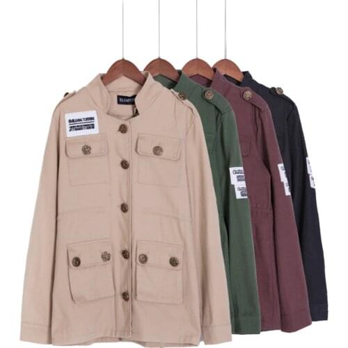 BIRDTREE TB Women's Military Jackets