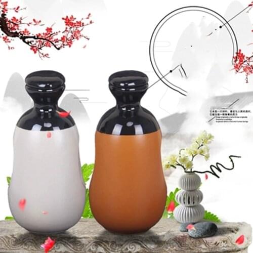 500ml Sake Distribution Wine Pot Liquor Warmer Household Ceramic Bottle Barware Flagon Small Stoup Single Pot With Cork