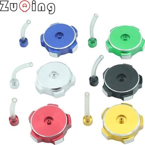 CNC Aluminum Alloy Motorcycle Gas Fuel Petrol Tank Cap Air Vent Gas Cap Fit For CRF50-CRF150 KLX110 TTR110 ATV Motocross