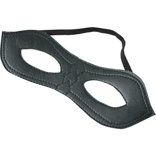 Adult Arrow Season 4 Oliver Mask Cosplay Costume Halloween Party Masquerade Eye Mask Green Faux Leather Accessories