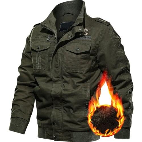 Mens Winter Fleece Jackets Warm Hooded Thermal Thick Outwear Coat Male Multi-pocket Military Jacket Parkas Hombre Plus Size 6XL