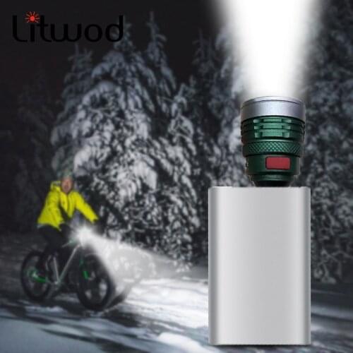 New XP-G Q5 Zoom USB LED Flashlight 3 Modes of Portable Mini Pocket Camping Bulbs Adjustable Aluminum Waterproof Torch Litwod