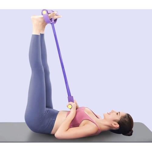 Pedal Rally Artifact Abdomen Slimming Sit-Ups Small Portable Assist Female Fitness Yoga Equipment Elastic Rope Slender Arm