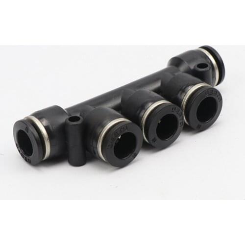 Pneumatic five-way quick plug pneumatic pipe joint element 5 PK-4/6/8/10/12mm fittings for external diamete