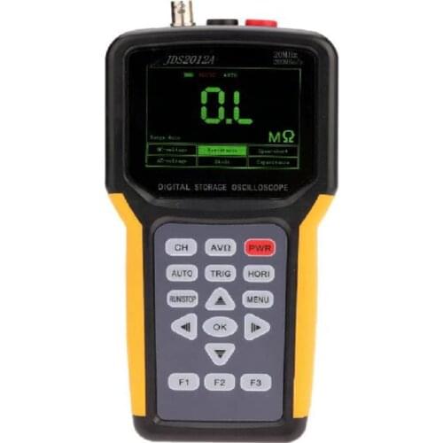 Hot Original High Accuracy Handheld Portable Oscilloscope JDS2012A 1 Channels 20MHz Hugh Quality With 4000 Multimeter 200MSa/s