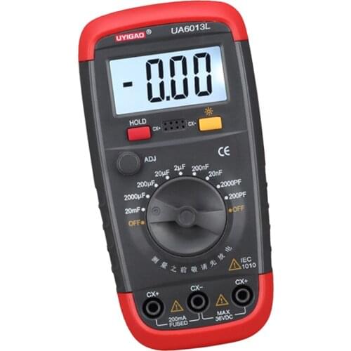Professional Digital Capacitance Meter 200pF~20mF±(2.5%+20) Manual Range