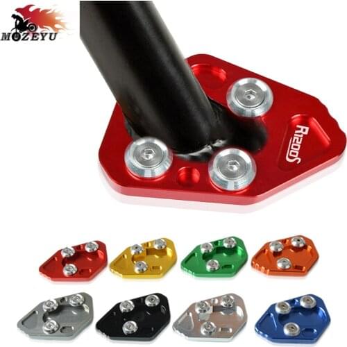 R 1200S R1200 S Motorcycle CNC Kickstand Foot Side Stand Extension Pad Support Plate Enlarge Stand For BMW R1200S 2006 2007 2008