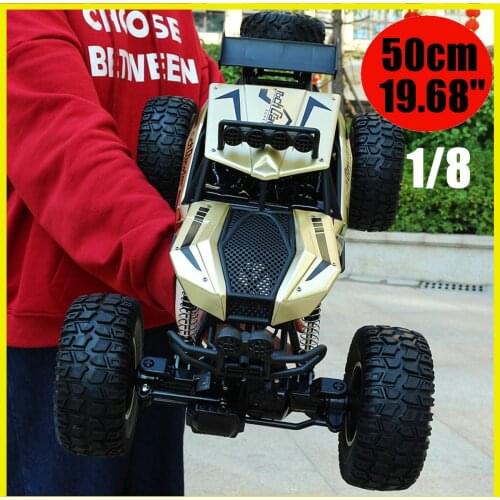 1:8 50cm RC Car 2.4G Radio Control 4WD Off-road Electric Vehicle Monster Buggy Remote Control Car Gift Toys For Children Boys