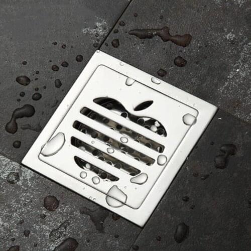 6cm stainless steel floor drain odor proof inner magnetic core large displacement bathroom washing machine floor drain toilet br