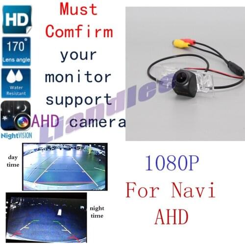 Car Rear Camera For Audi A3 S3 Q3 Sedan 2013~2015 Big CCD Night View Backup Reverse AHD Vision 1080 720 RCA WaterPoof CAM