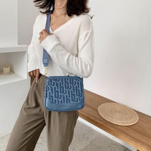 Fashion luxury leather PU Women Shoulder bag 2021 summer new trend Female Bag Wide shoulder strap Crossbody bags